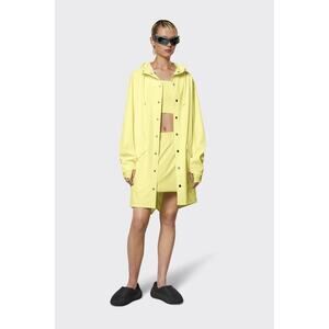 Rains Long Jacket Light Yellow Straw Waterproof Unisex XL NWT